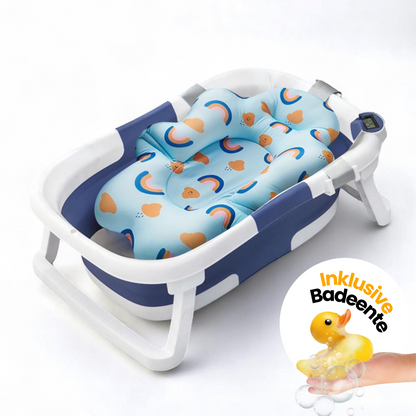 Babybadewanne mit Thermometer