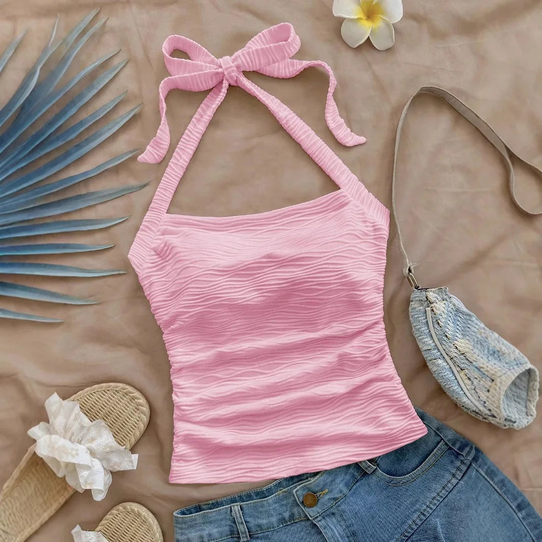 Rückenfreies Strand-Tanktop