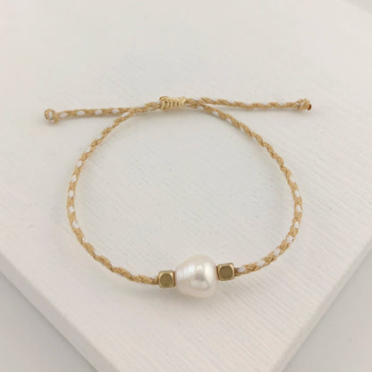 Perlenketten-Charm-Armband