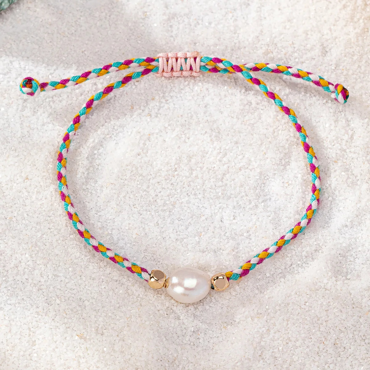 Perlenketten-Charm-Armband